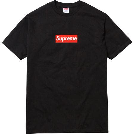 supreme box tee black